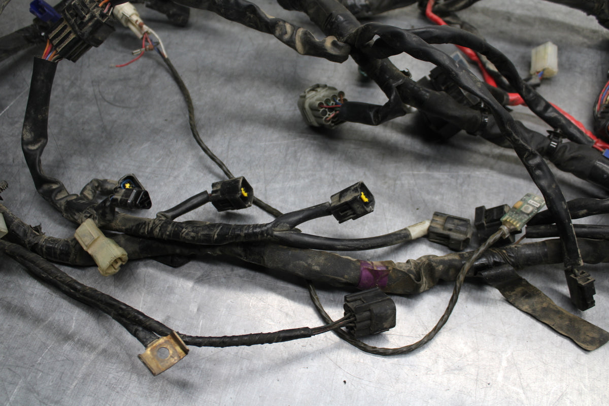 07-08 YAMAHA YZF R1 MAIN ENGINE WIRING HARNESS MOTOR WIRE LOOM BB724