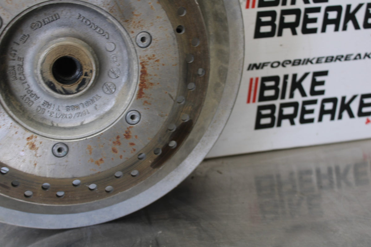 03-08 HONDA VTX1300C REAR WHEEL BACK RIM & ROTOR BB868