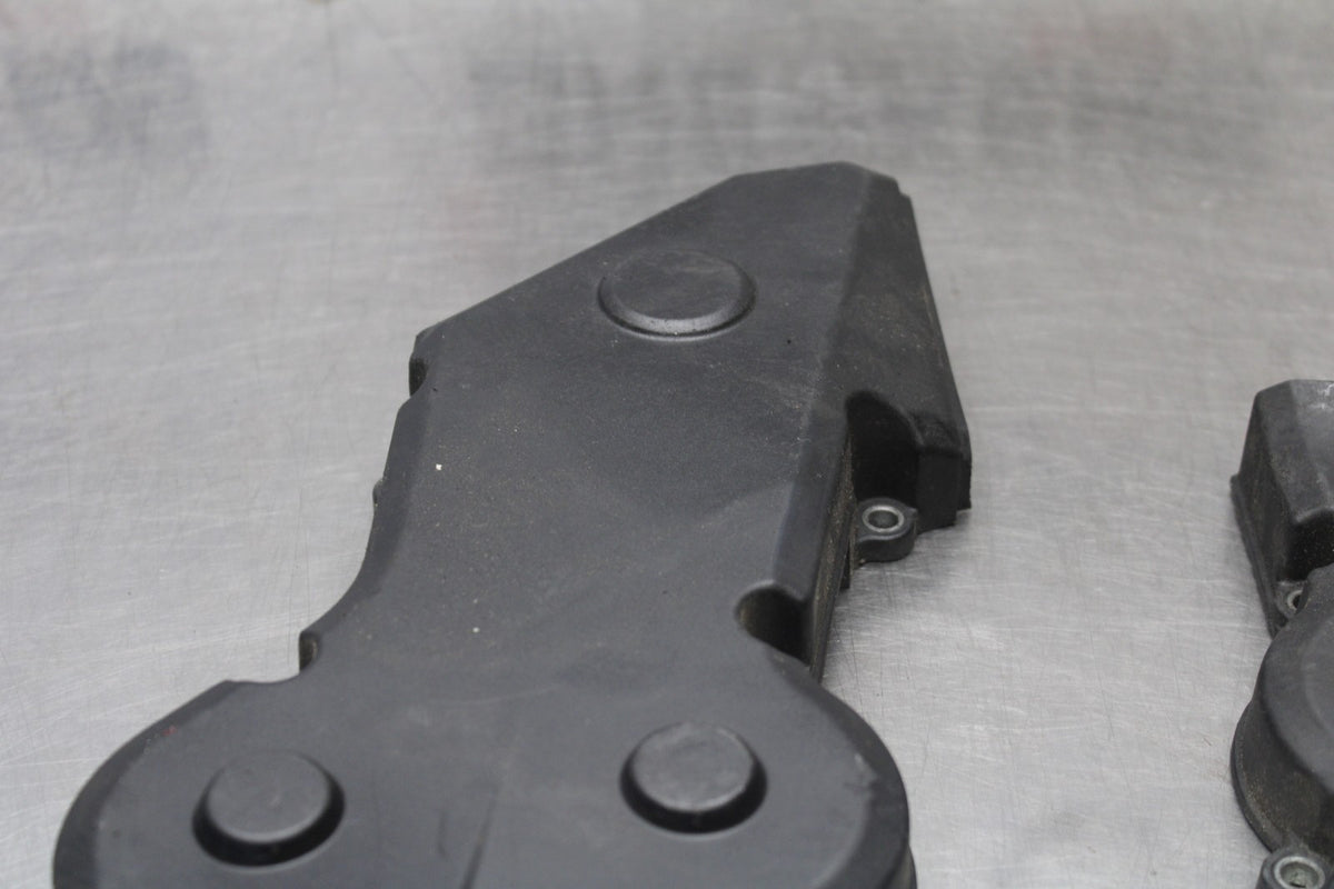 08 DUCATI 1199 PANIGALE ENGINE MOTOR TIMING BELT COVER SET PAIR BB943