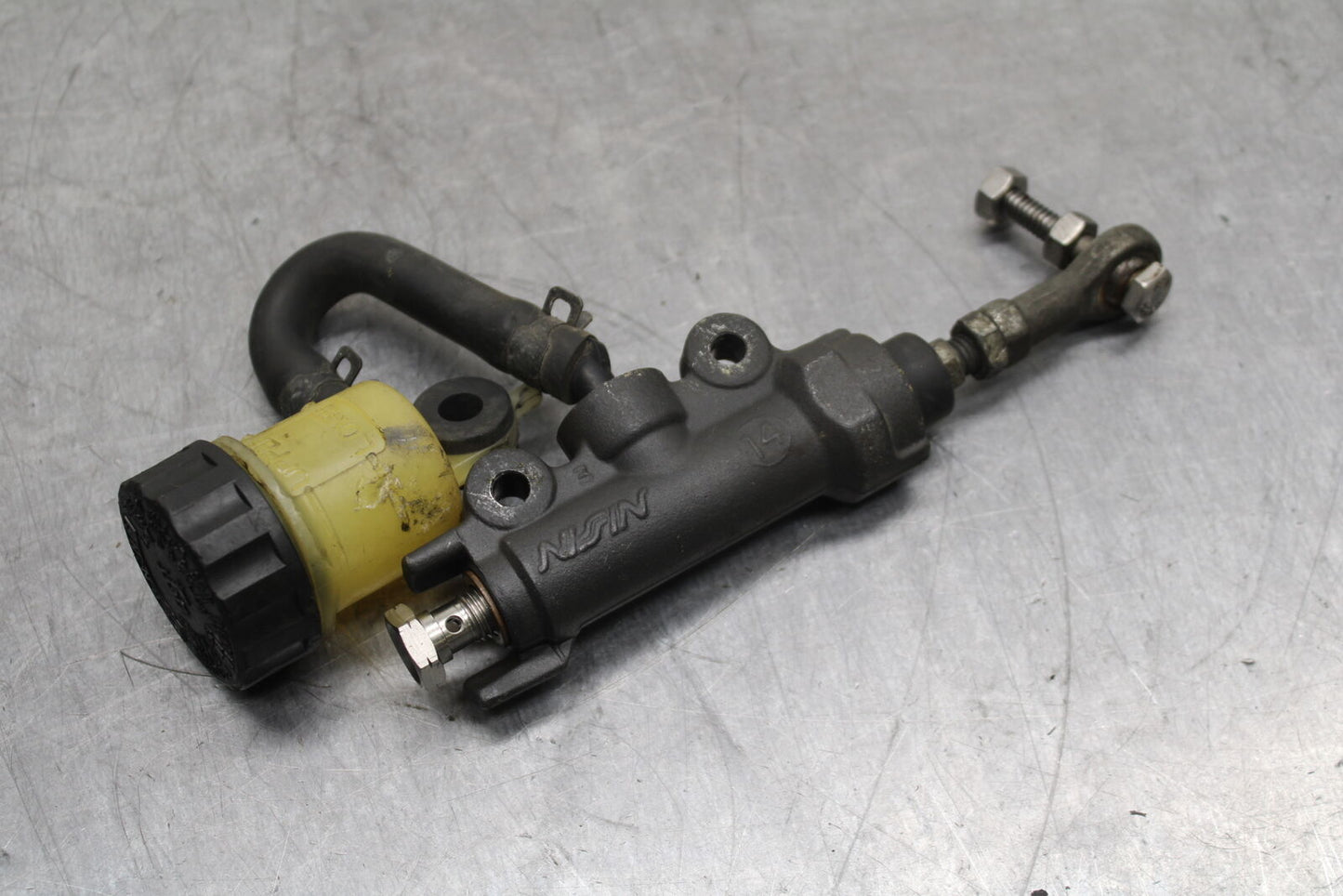 12-16 HONDA CBR1000RR REAR BACK BRAKE MASTER CYLINDER W RESERVOIR BB114