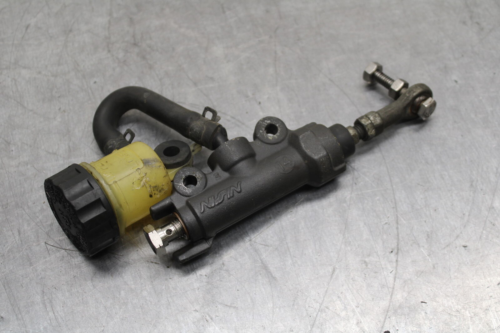 12-16 HONDA CBR1000RR REAR BACK BRAKE MASTER CYLINDER W RESERVOIR BB114
