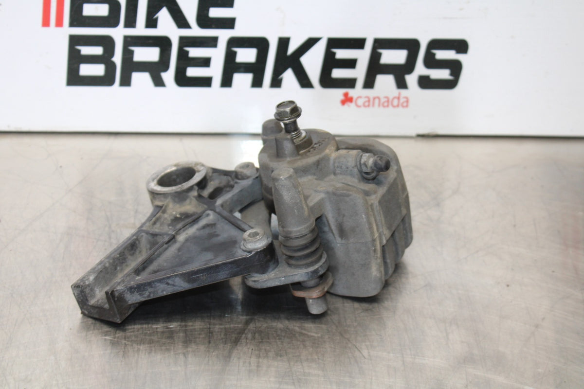 2007 Kawasaki Ninja ZX6R ZX600P REAR BACK BRAKE CALIPER W MOUNT BRACKET BB175
