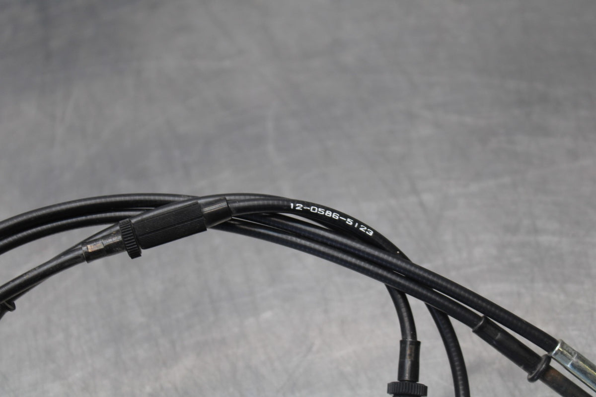 13-18 KAWASAKI NINJA ZX6R THROTTLE CABLES LINES BB908