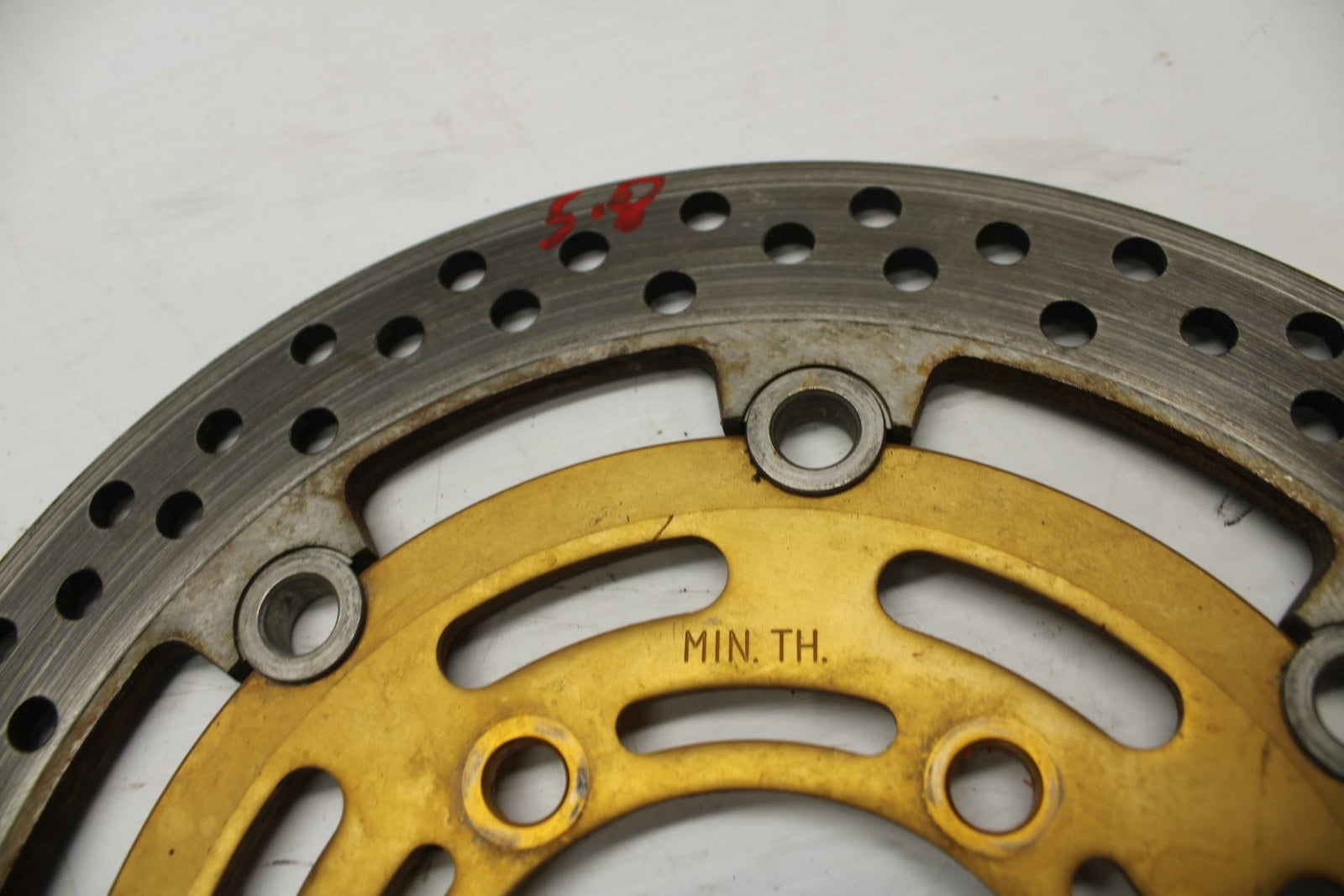 03 KAWASAKI NINJA ZX6RR ZX600K FRONT LEFT RIGHT BRAKE ROTORS DISCS BB264