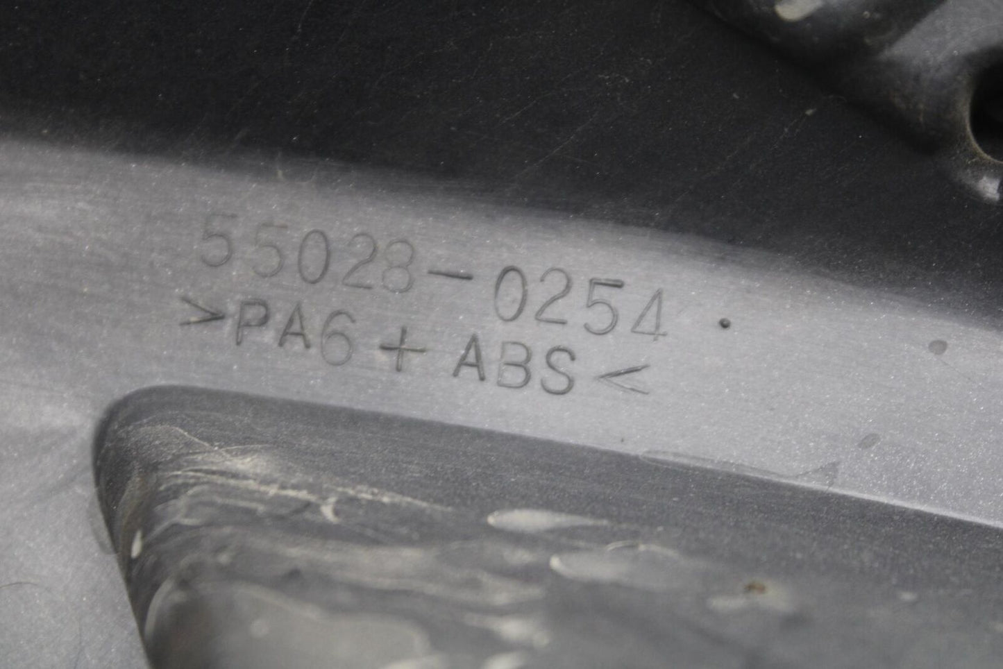 09-12 KAWASAKI NINJA ZX6R LEFT MID SIDE FAIRING COWL BB640