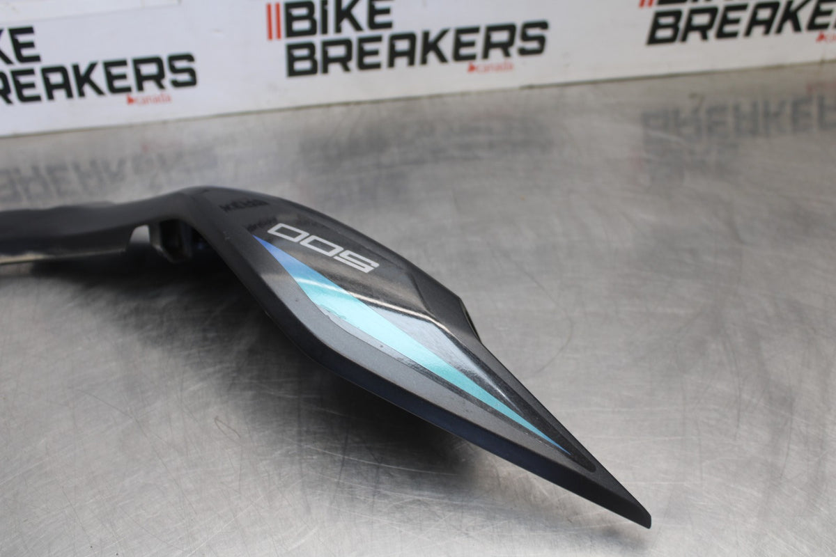 24-25 KAWASAKI NINJA 500 ABS RIGHT REAR BACK TAIL FAIRING COWL SHROUD BB899