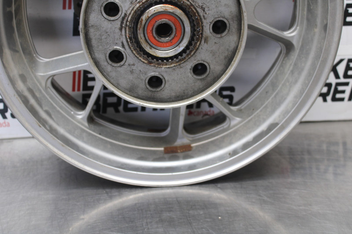 09 KAWASAKI CONCOURS 14 ZG1400B REAR WHEEL BACK RIM & ROTOR BB875
