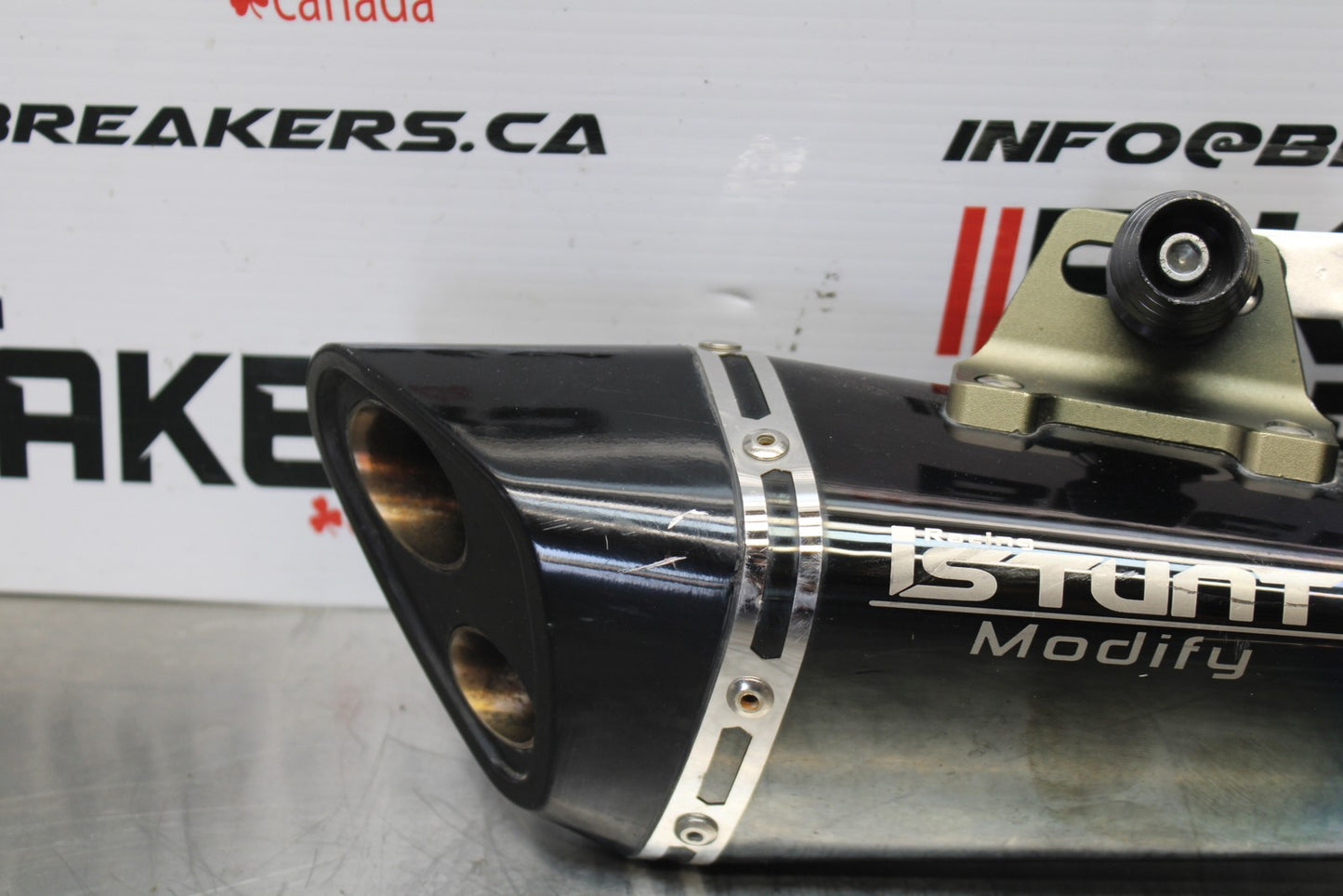 18-23 KAWASAKI NINJA 400 EX400 ABS AFTERMARKET EXHAUST PIPE MUFFLER SLIPON BB177