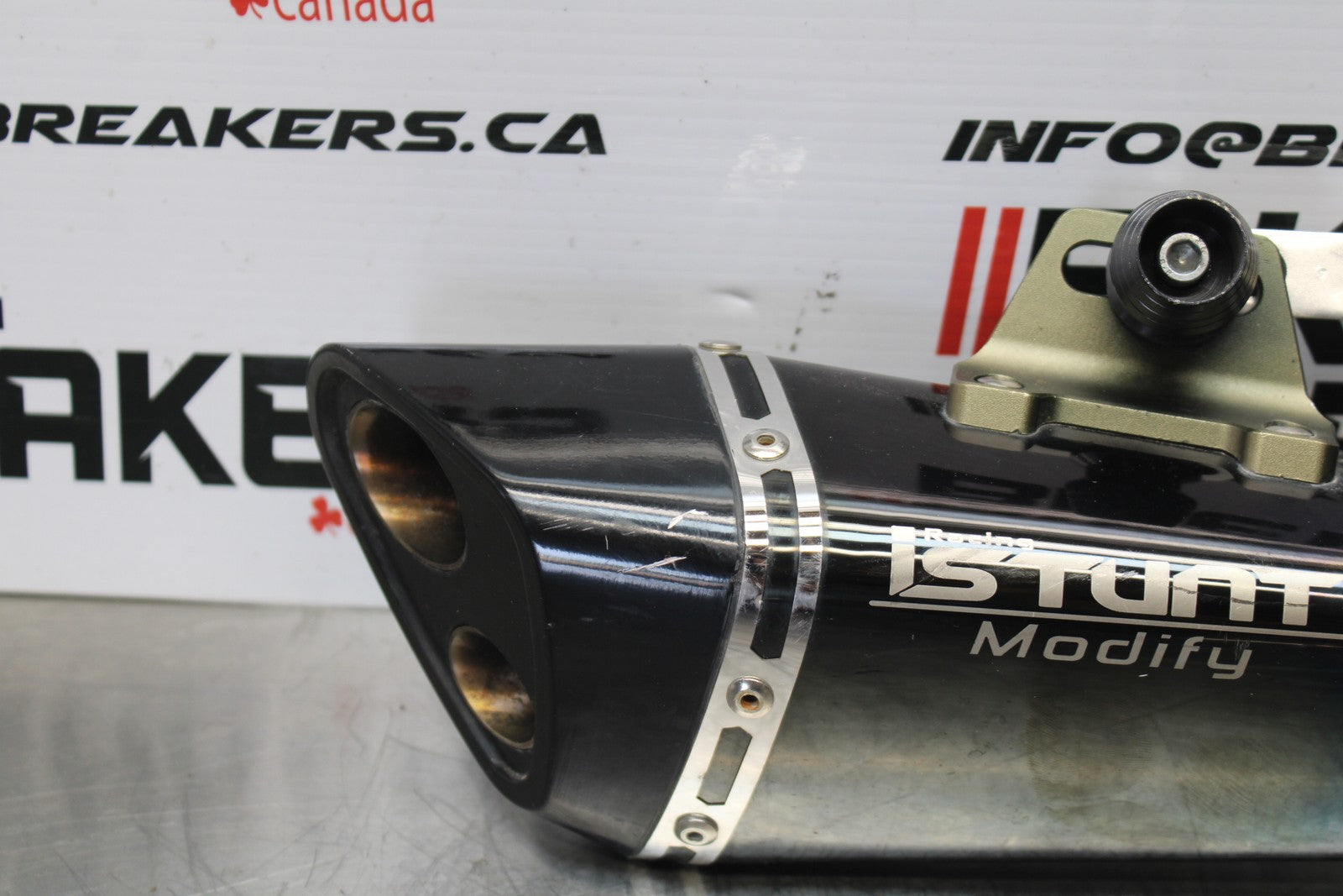 18-23 KAWASAKI NINJA 400 EX400 ABS AFTERMARKET EXHAUST PIPE MUFFLER SLIPON BB177