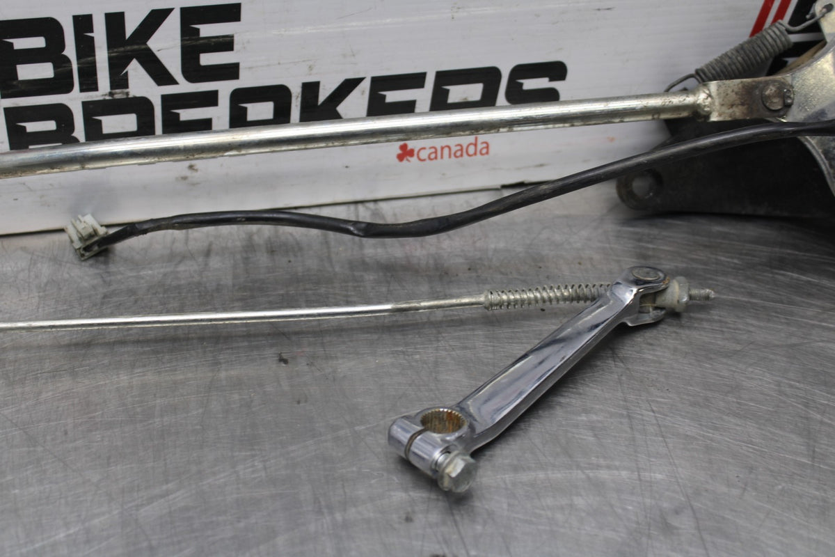 09 HONDA SHADOW 750 VT750 C2 REAR BACK BRAKE LINK LINKAGE PEDAL BB809