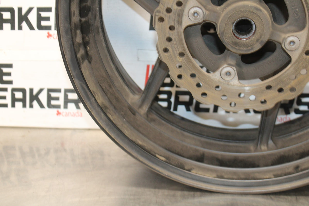 04-05 KAWASAKI NINJA ZX10R REAR WHEEL BACK RIM & ROTOR BB931