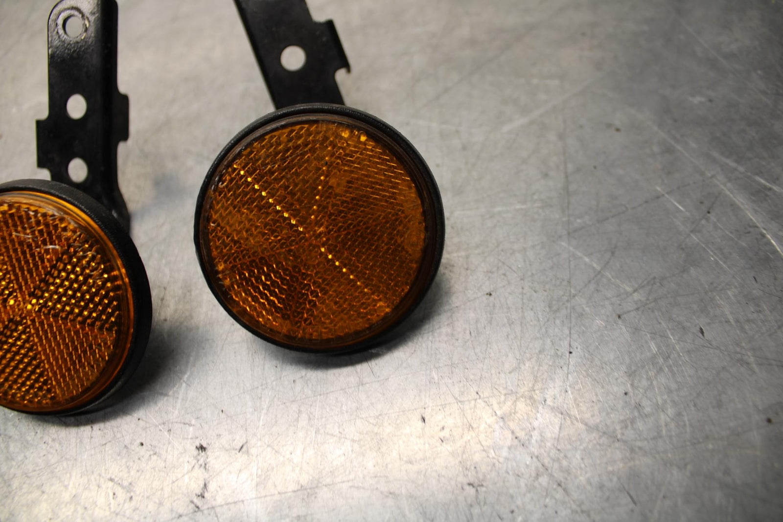 08-09 KAWASAKI NINJA ZX14R FRONT REFLECTORS REFLECTOR SET PAIR BB73