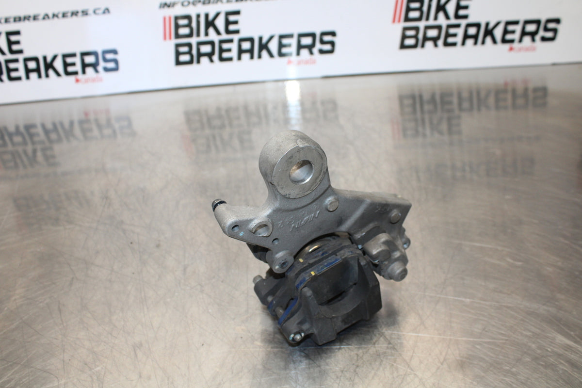 15-16 HONDA CB300F REAR BACK BRAKE CALIPER W MOUNT BRACKET BB150