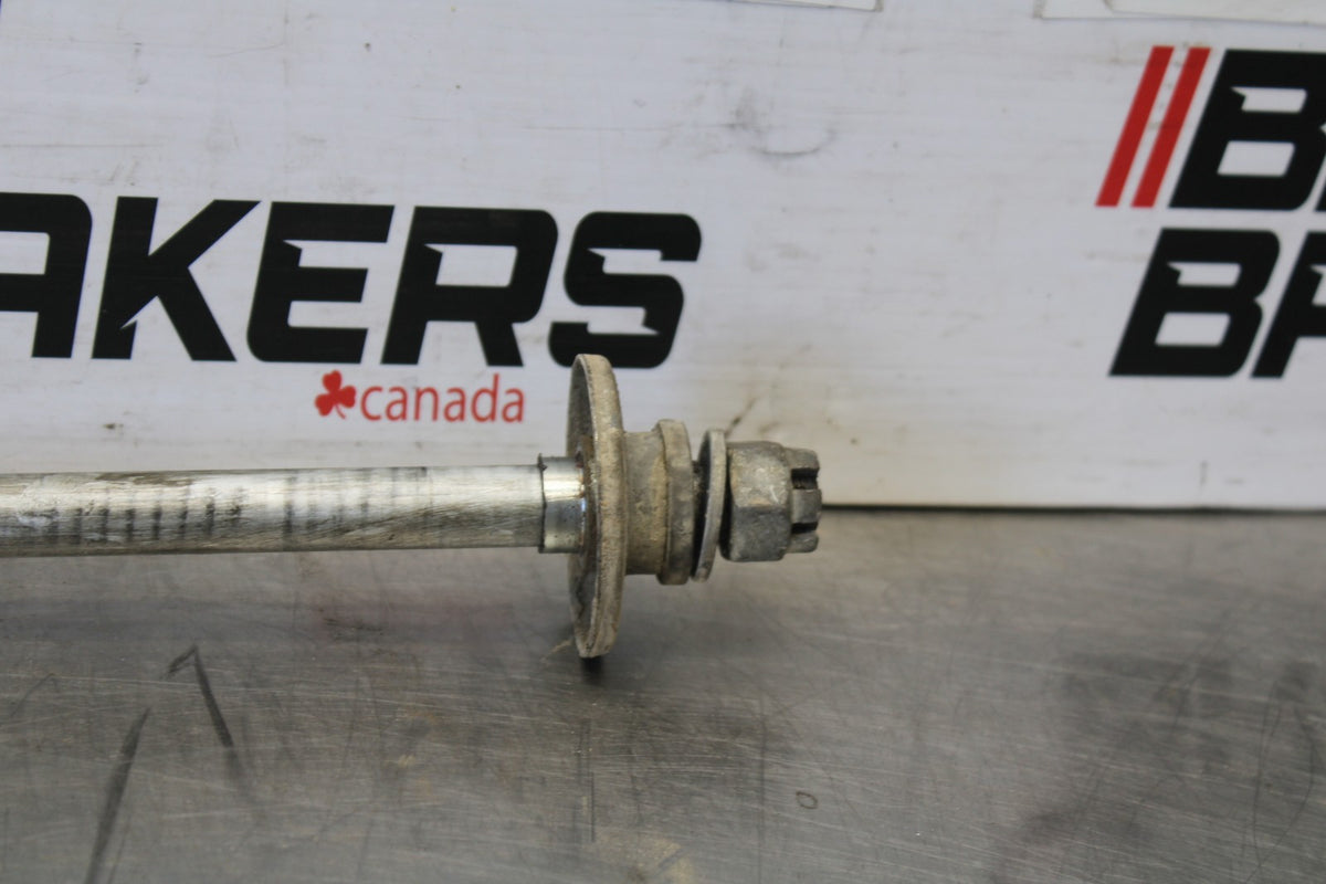 06 KAWASAKI KLR650 REAR AXLE BACK WHEEL RIM PIVOT BOLT AXEL BB919