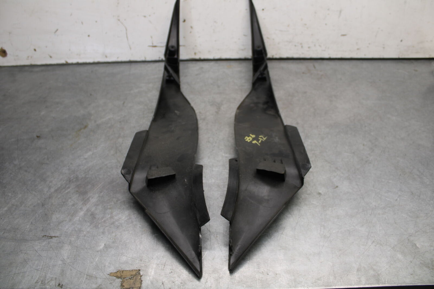 09-12 KAWASAKI NINJA ZX6R RIGHT LEFT TANK PANELS COVERS TRIM SET COWLS BB656