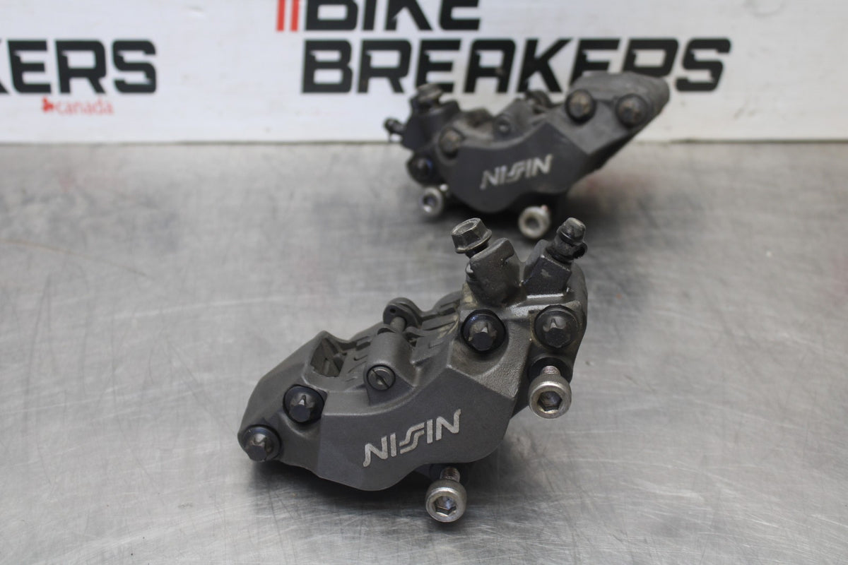 98-05 HONDA SUPER HAWK 1000 VTR1000F RIGHT LEFT FRONT BRAKE CALIPER SET BB924