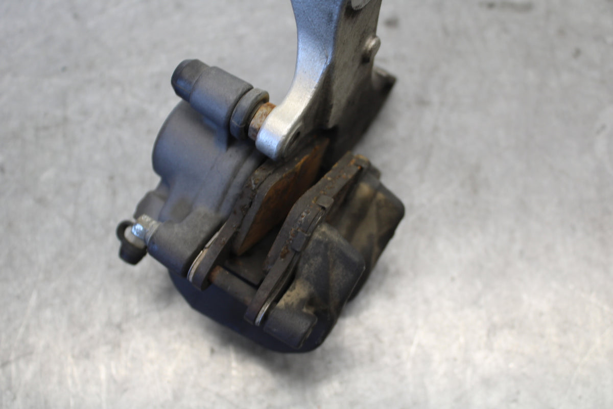 07-12 HONDA CBR600RR REAR BACK BRAKE CALIPER W MOUNT BRACKET