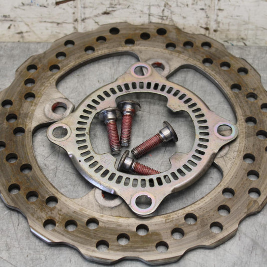 2011 Kawasaki Ninja ZX10R ZX1000K ABS REAR ROTOR BACK DISC 41080-0211  BB555