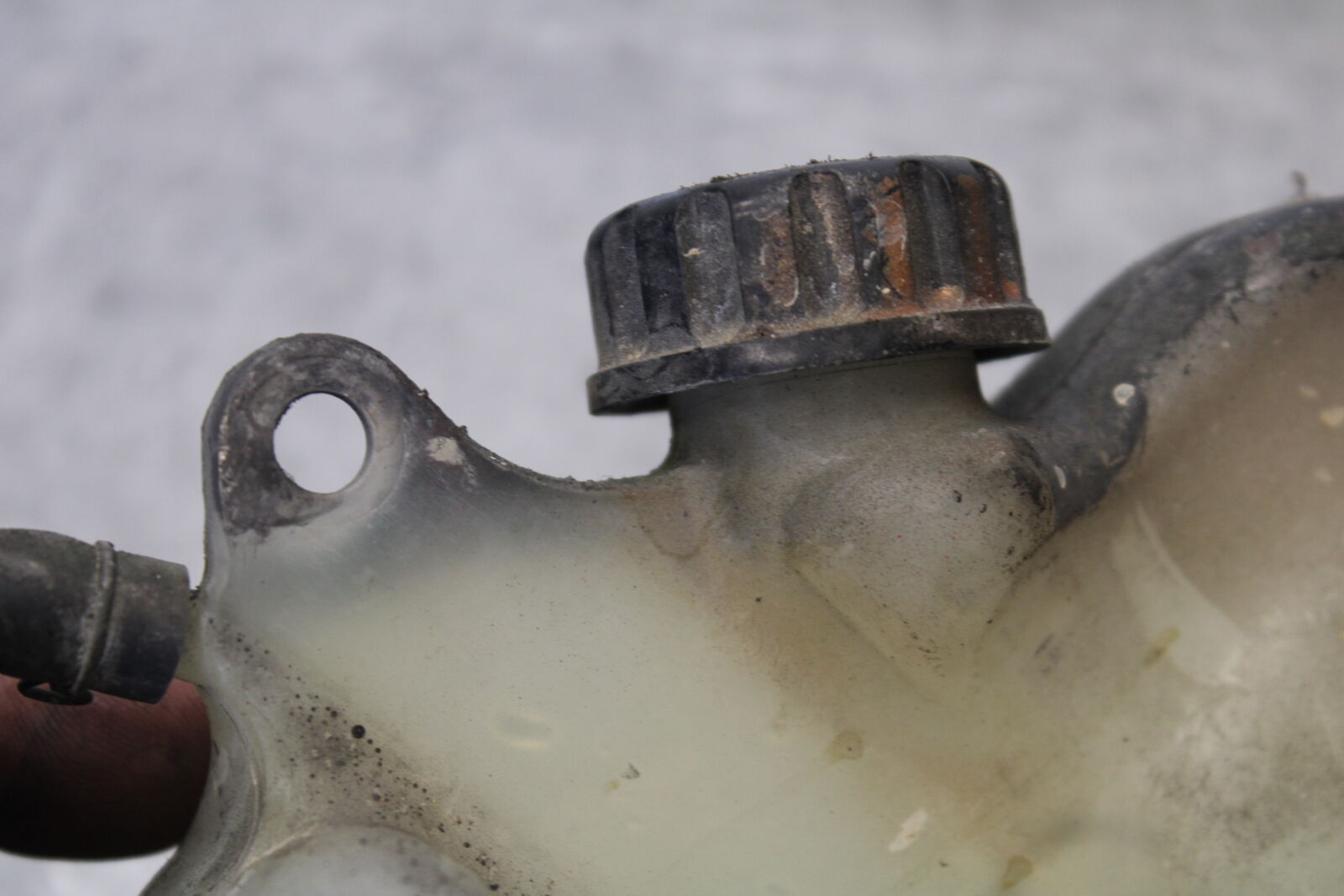 09-12 KAWASAKI NINJA ZX6R ZX600R COOLANT WATER TANK RESERVOIR 43078-0057 BB656