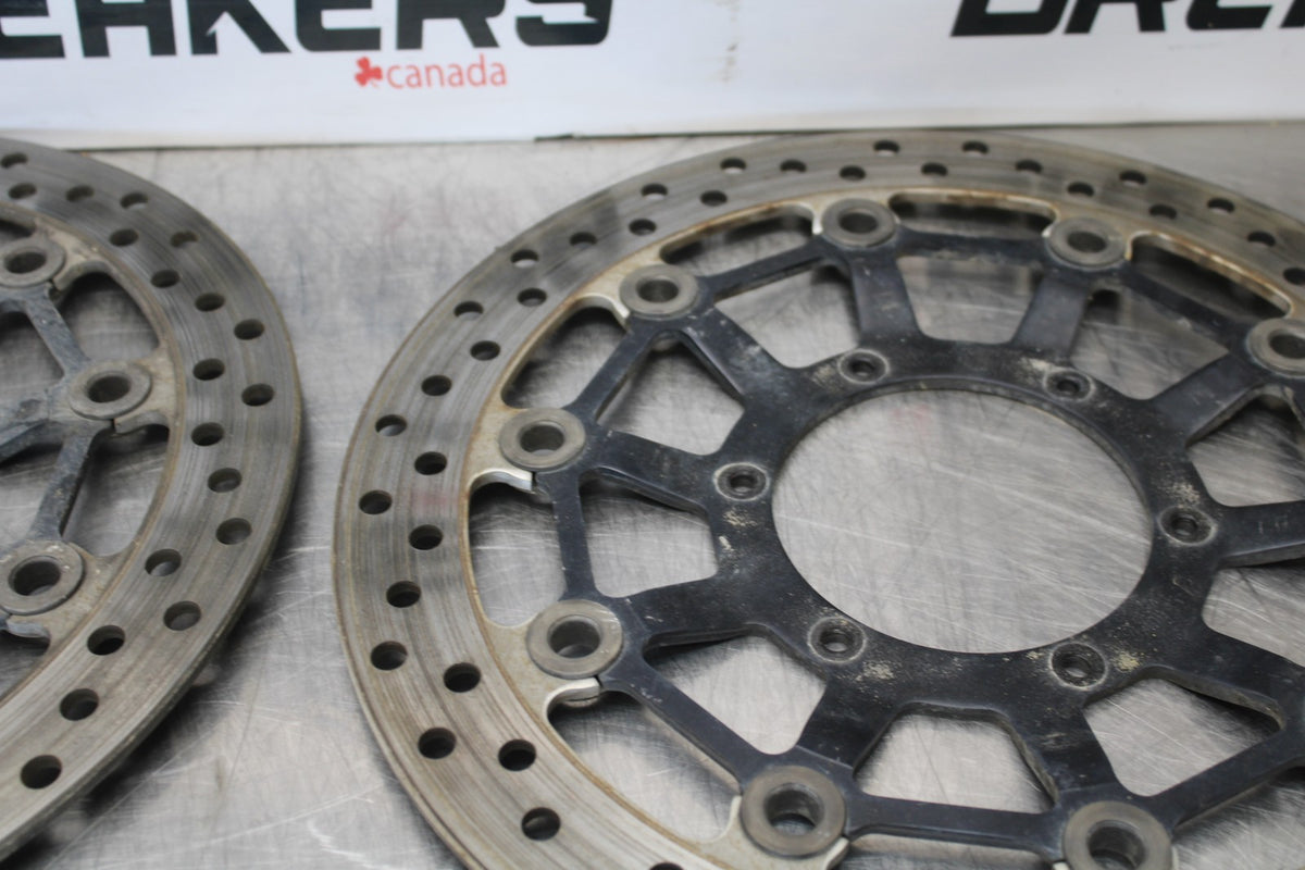 12 HONDA CB1000R FRONT LEFT RIGHT BRAKE ROTORS DISCS BB200