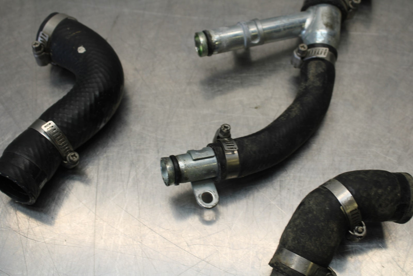 08 KAWASAKI VULCAN 900 RADIATOR HOSES ENGINE COOLANT WATER PIPES HOSE SET BB184