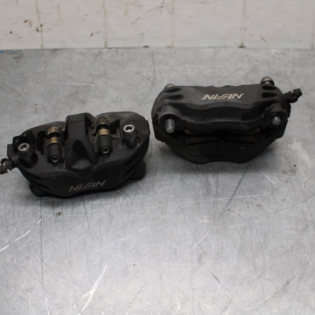 07-08 KAWASAKI CONCOURS 1400 ABS RIGHT LEFT FRONT BRAKE CALIPER SET PAIR BB449
