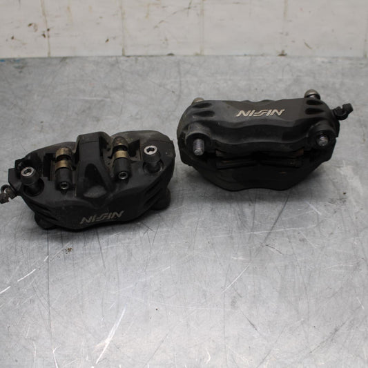 07-08 KAWASAKI CONCOURS 1400 ABS RIGHT LEFT FRONT BRAKE CALIPER SET PAIR BB449