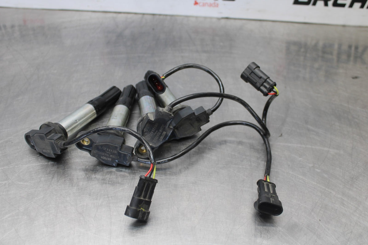 16 APRILIA TUONO V4 1100 IGNITION COILS COIL SPARK PLUG CAPS BB905