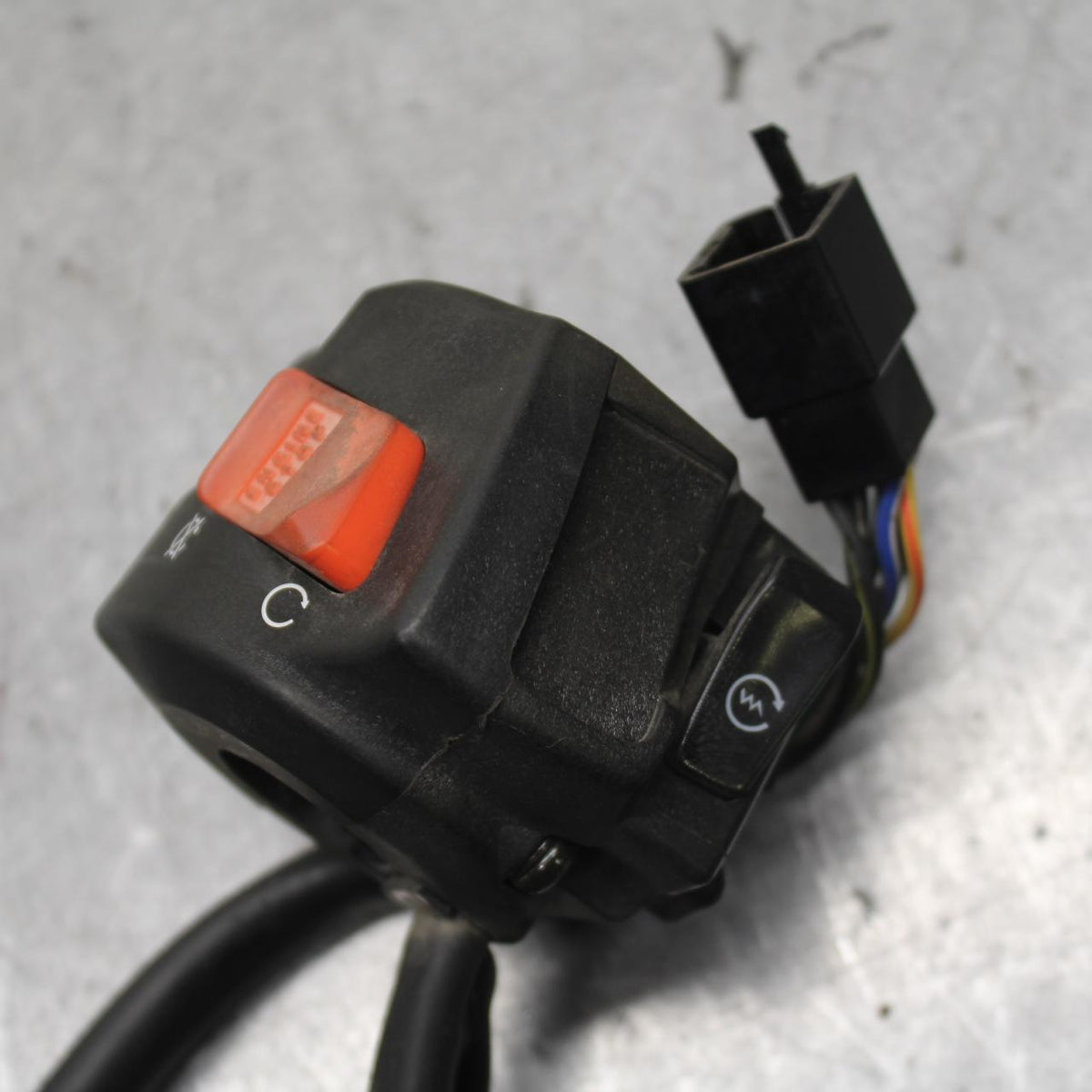 01-06 HONDA CBR600F4I RIGHT CLIP ON HANDLE KILL OFF START SWITCHES BB644