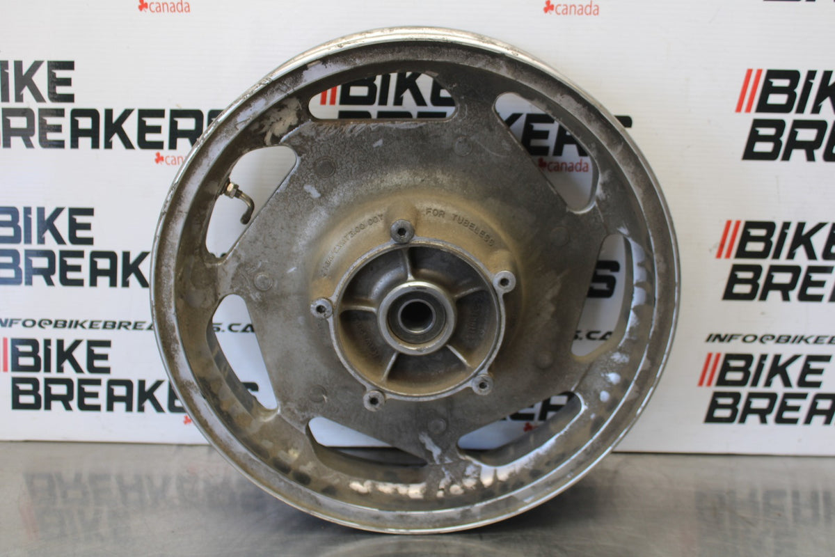 03-08 KAWASAKI VULCAN 1600 FRONT WHEEL FRONT RIM BB865