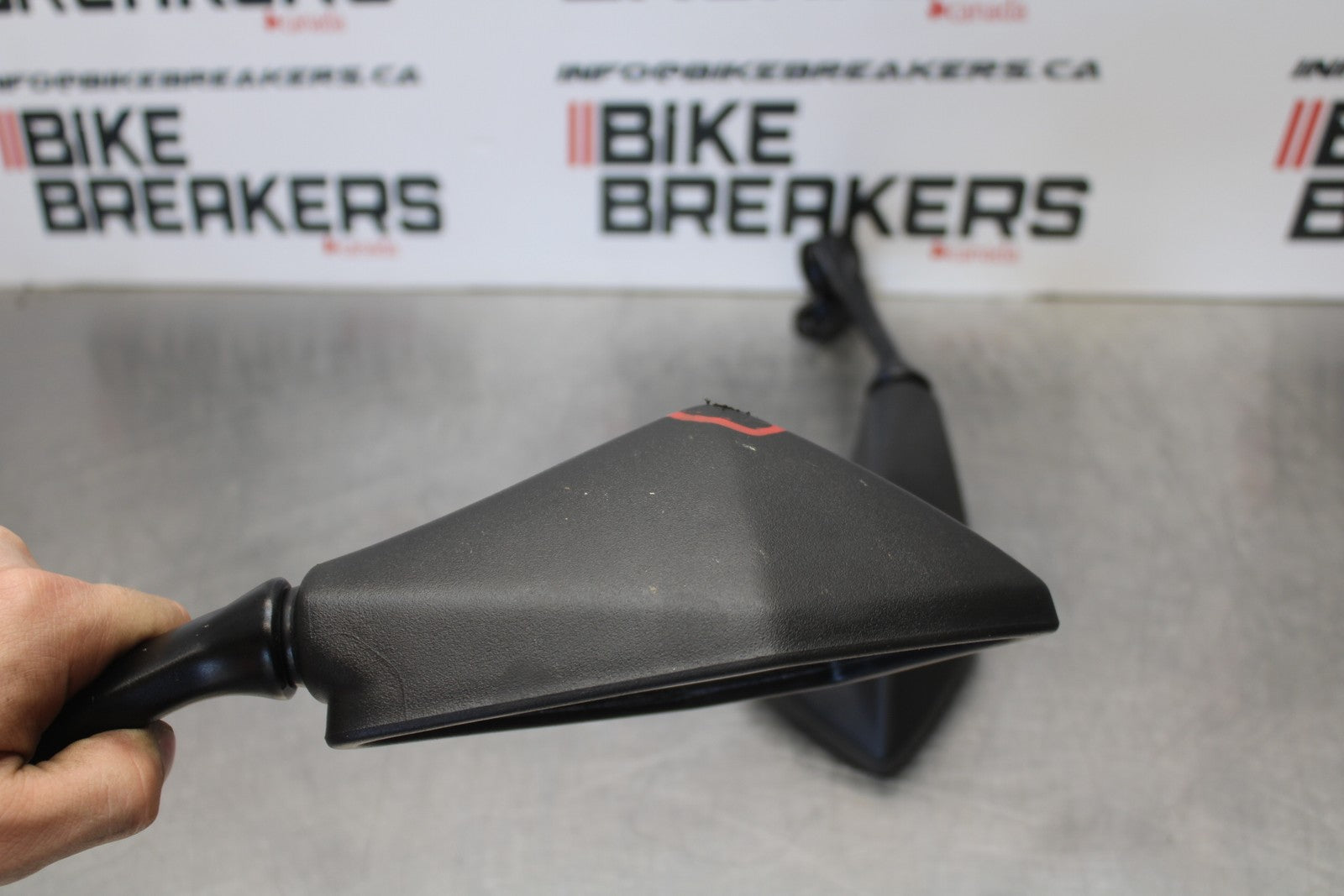 18-23 KAWASAKI NINJA 400 EX400 ABS REAR VIEW MIRROR SET PAIR MIRRORS BB192