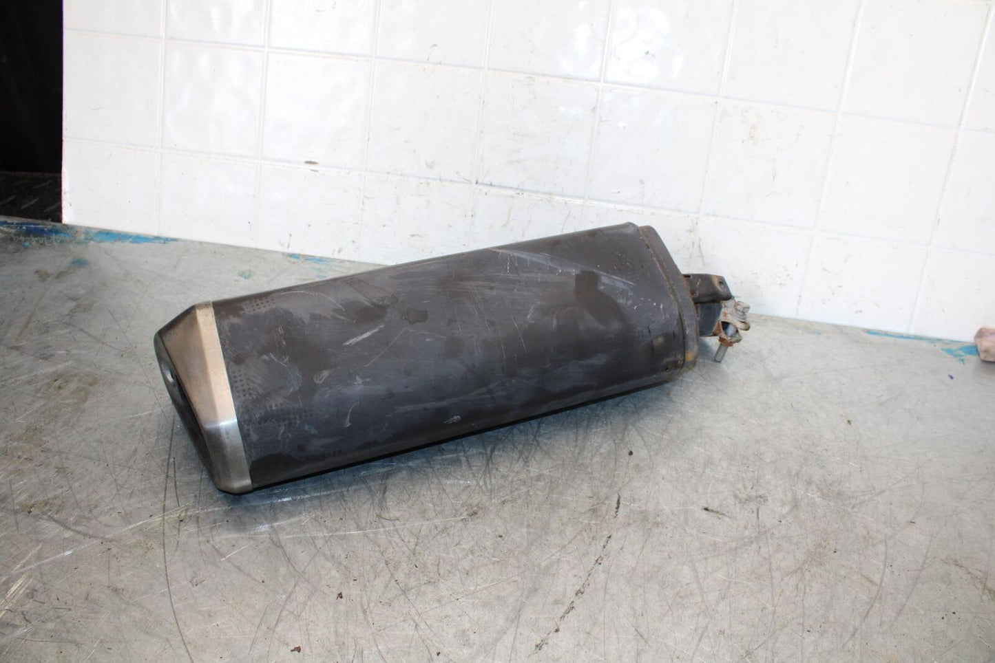 13-17 KAWASAKI NINJA 300 EXHAUST PIPE MUFFLER SLIP ON CAN SILENCER BB429