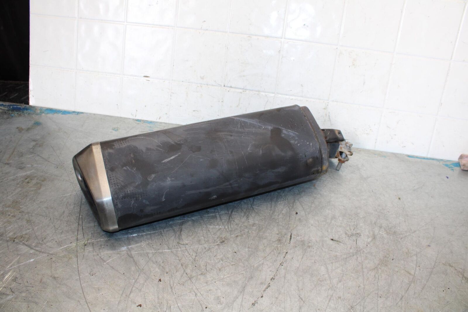 13-17 KAWASAKI NINJA 300 EXHAUST PIPE MUFFLER SLIP ON CAN SILENCER BB429