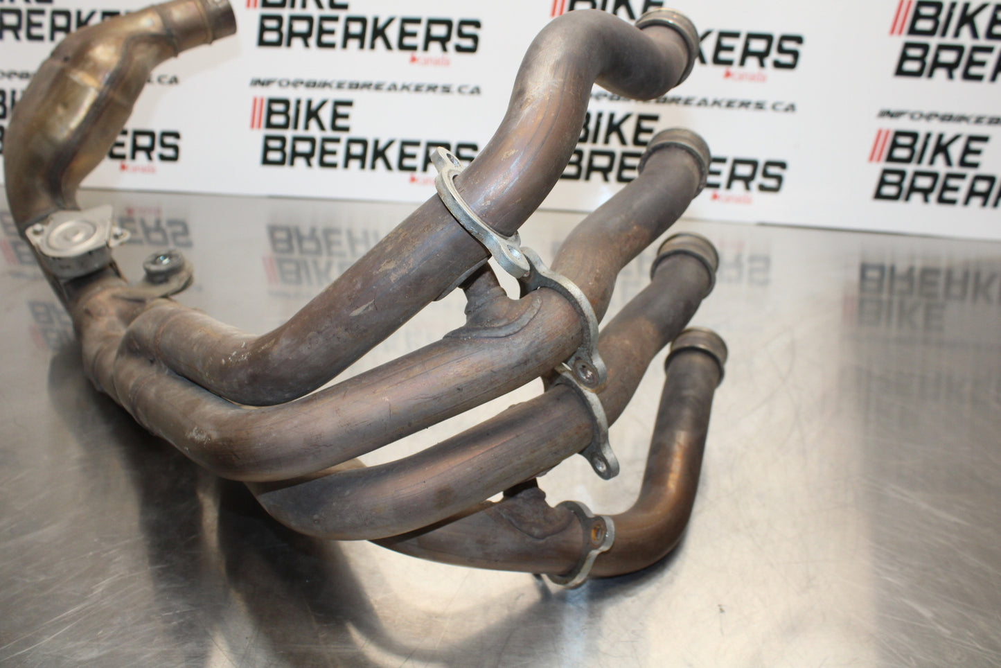 09 HONDA CBR600RR EXHAUST HEADER PIPES MANIFOLD BB760