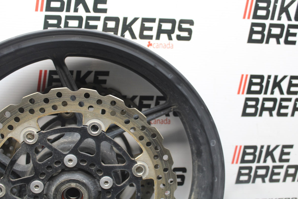07 KAWASAKI NINJA 650 EX650 FRONT WHEEL FRONT RIM & ROTOR BB844