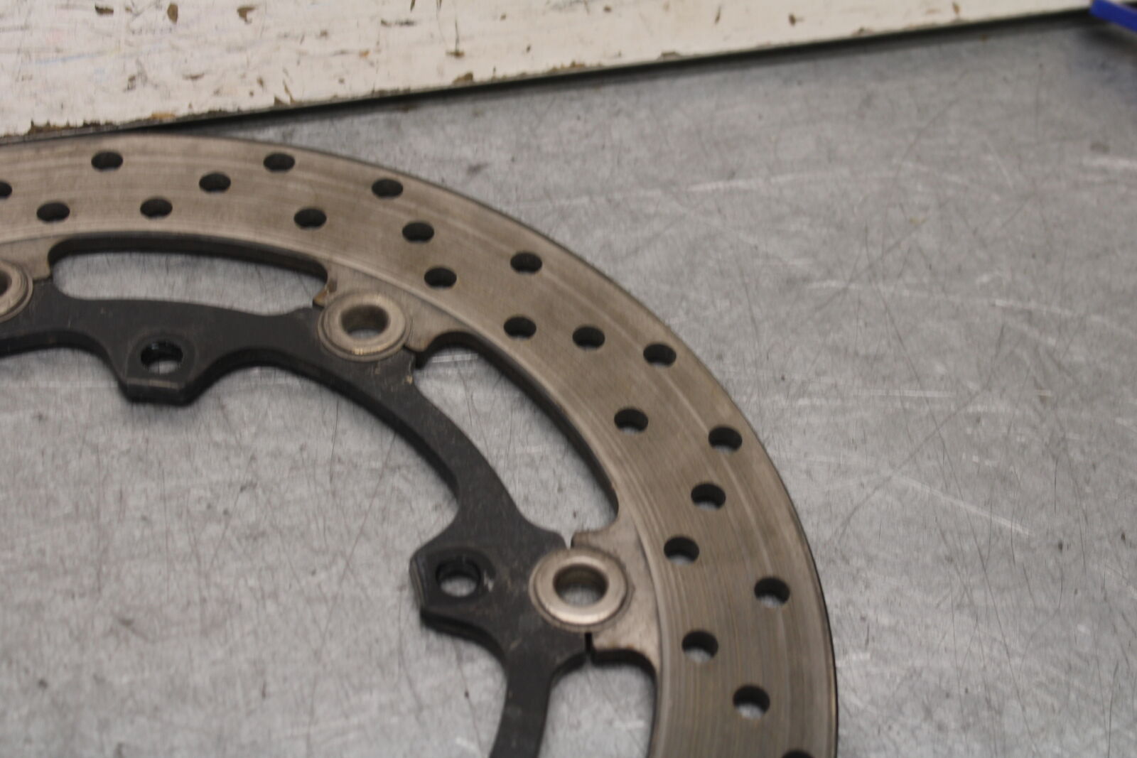 08-09 YAMAHA YZF R6S FRONT LEFT RIGHT BRAKE ROTORS DISCS 5SL-2581T-00-00  BB690