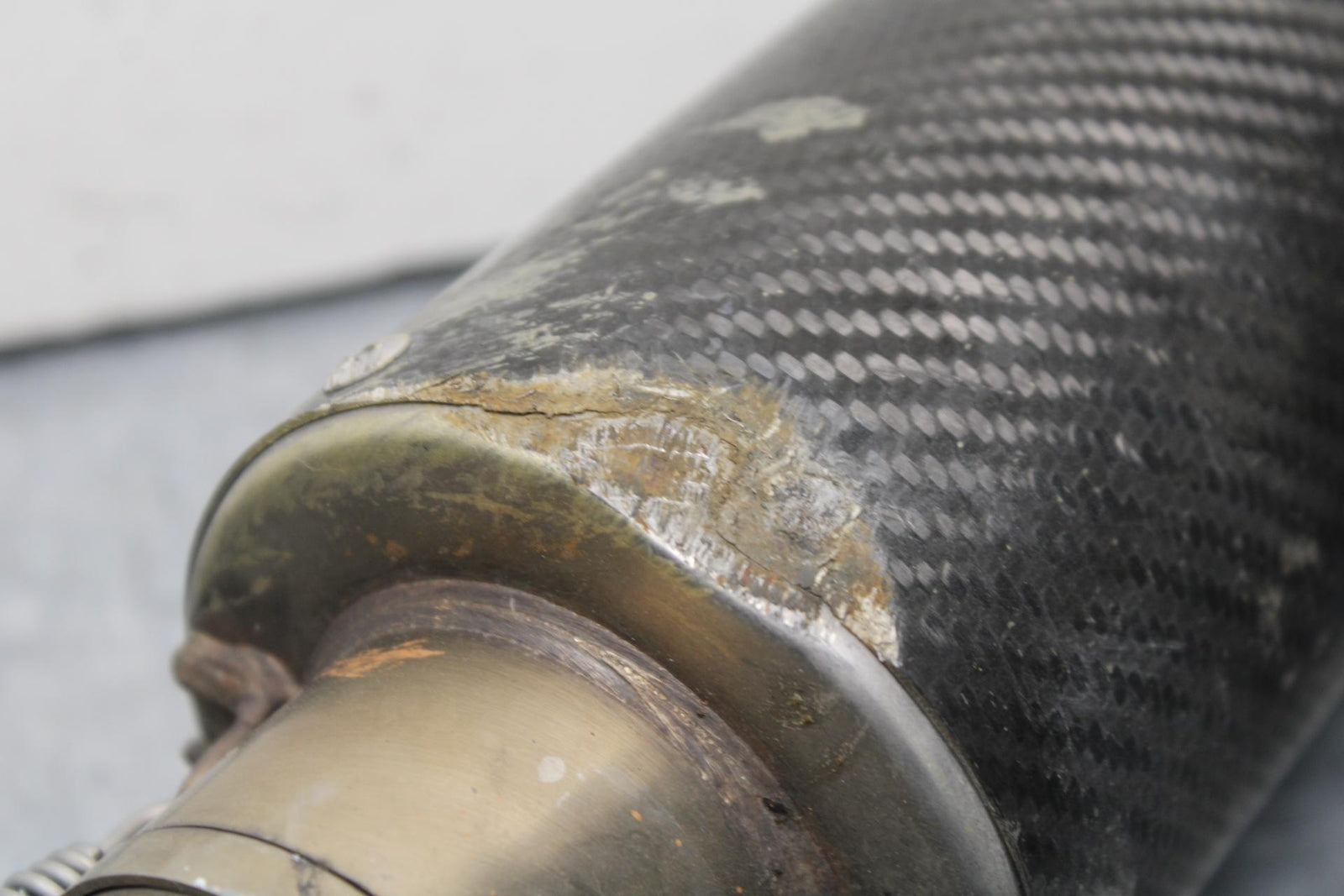 09-12 KAWASAKI NINJA ZX6R EXHAUST PIPE MUFFLER SLIP ON CAN SILENCER BB617