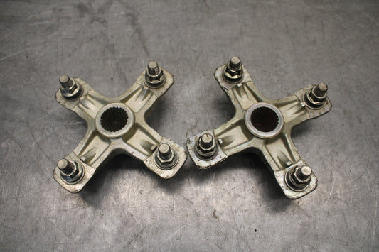 09-24 YAMAHA RAPTOR 700R REAR BACK WHEEL RIGHT LEFT HUBS HUB SET BB654