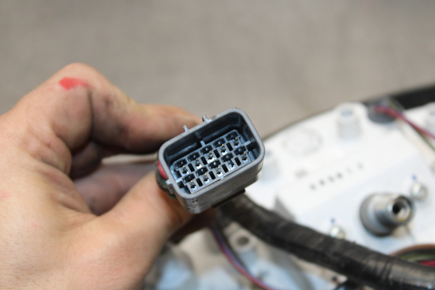 08-18 KAWASAKI KLR650 SPEEDO GAUGES DISPLAY CLUSTER SPEEDOMETER TACHOMETER BB183