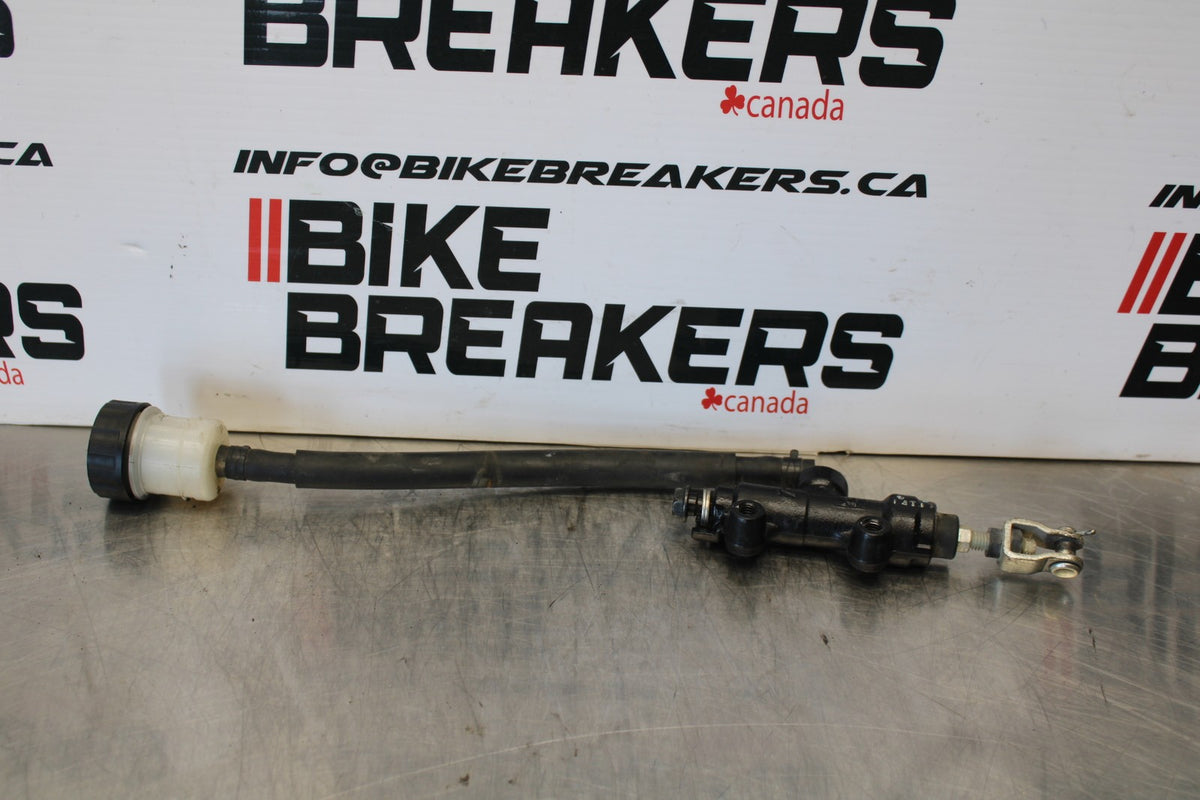 13-17 KAWASAKI NINJA 300 EX300 REAR BACK BRAKE MASTER CYLINDER W RESERVOIR BB189