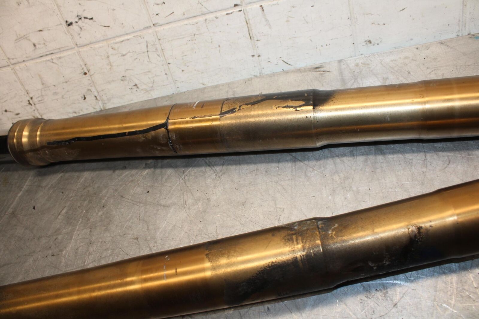 06-07 SUZUKI GSXR600  FORKS SHOCK SUSPENSION SET PAIR 51103-01H00 BB499