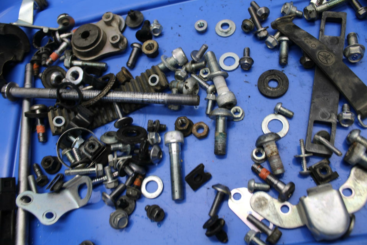 09 YAMAHA FZ6 ENGINE MOUNTING BOLTS HARDWARE MOTOR SCREWS BB295