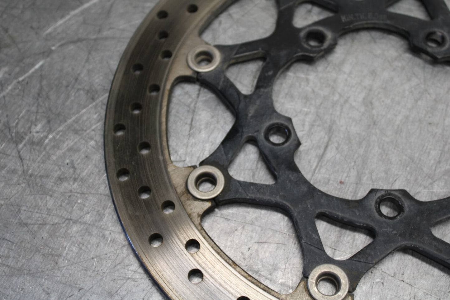 06-07 SUZUKI GSXR 600 FRONT LEFT RIGHT BRAKE ROTORS DISCS BB243