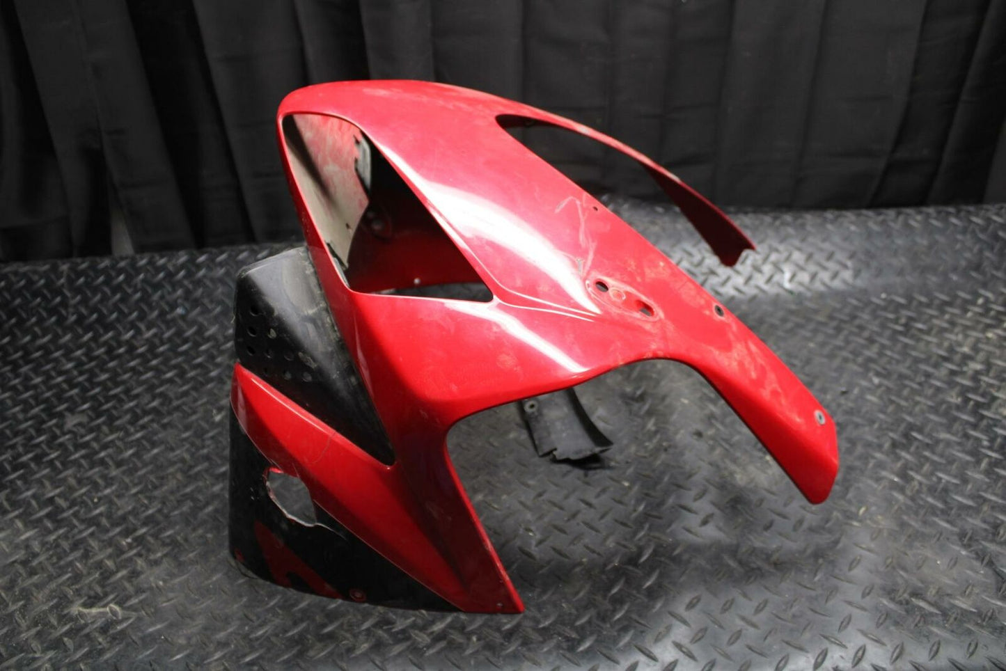 03-04 HONDA CBR600RR FRONT UPPER NOSE FAIRING COWL SHROUD BB200