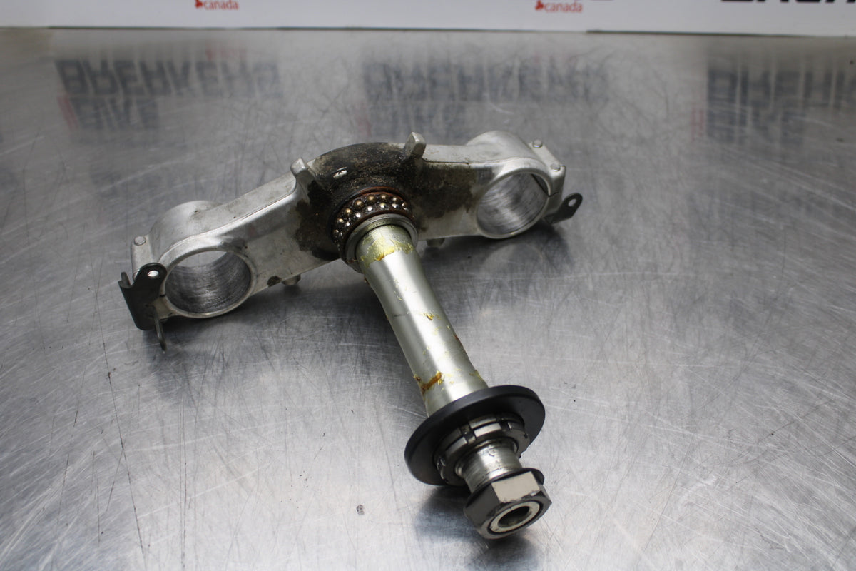04-05 KAWASAKI NINJA ZX10R FRONT FORKS CLAMP LOWER TRIPLE TREE STEM BB163