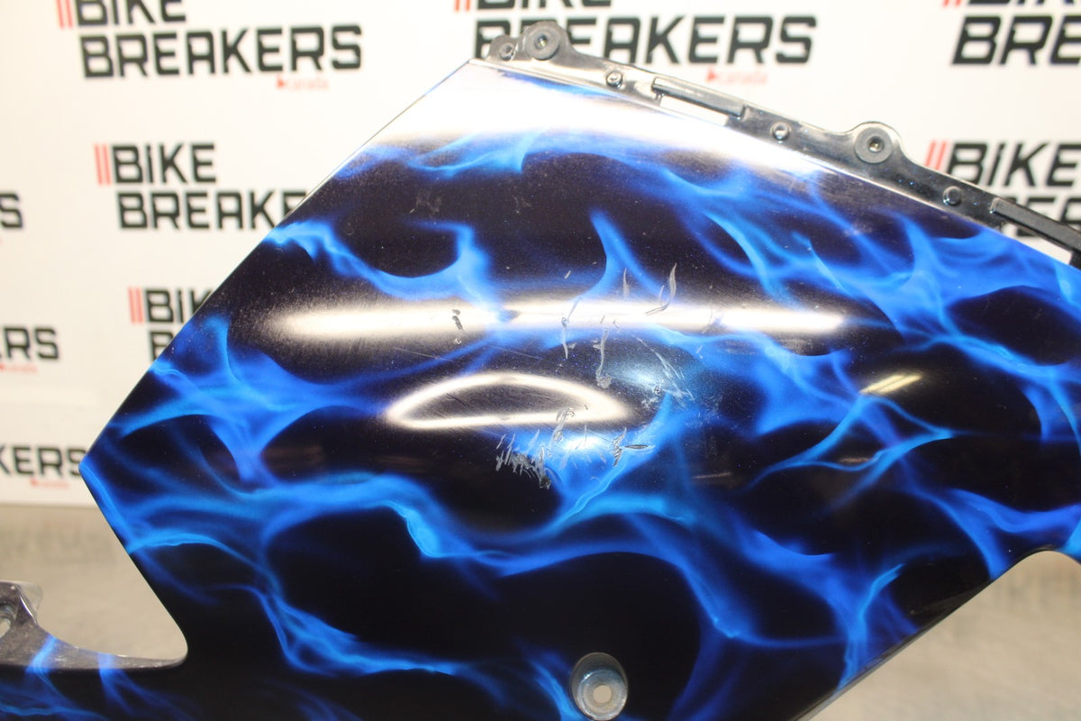 08 KAWASAKI NINJA ZX10R RIGHT LOWER BOTTOM BELLY SIDE FAIRING COWL  BB932