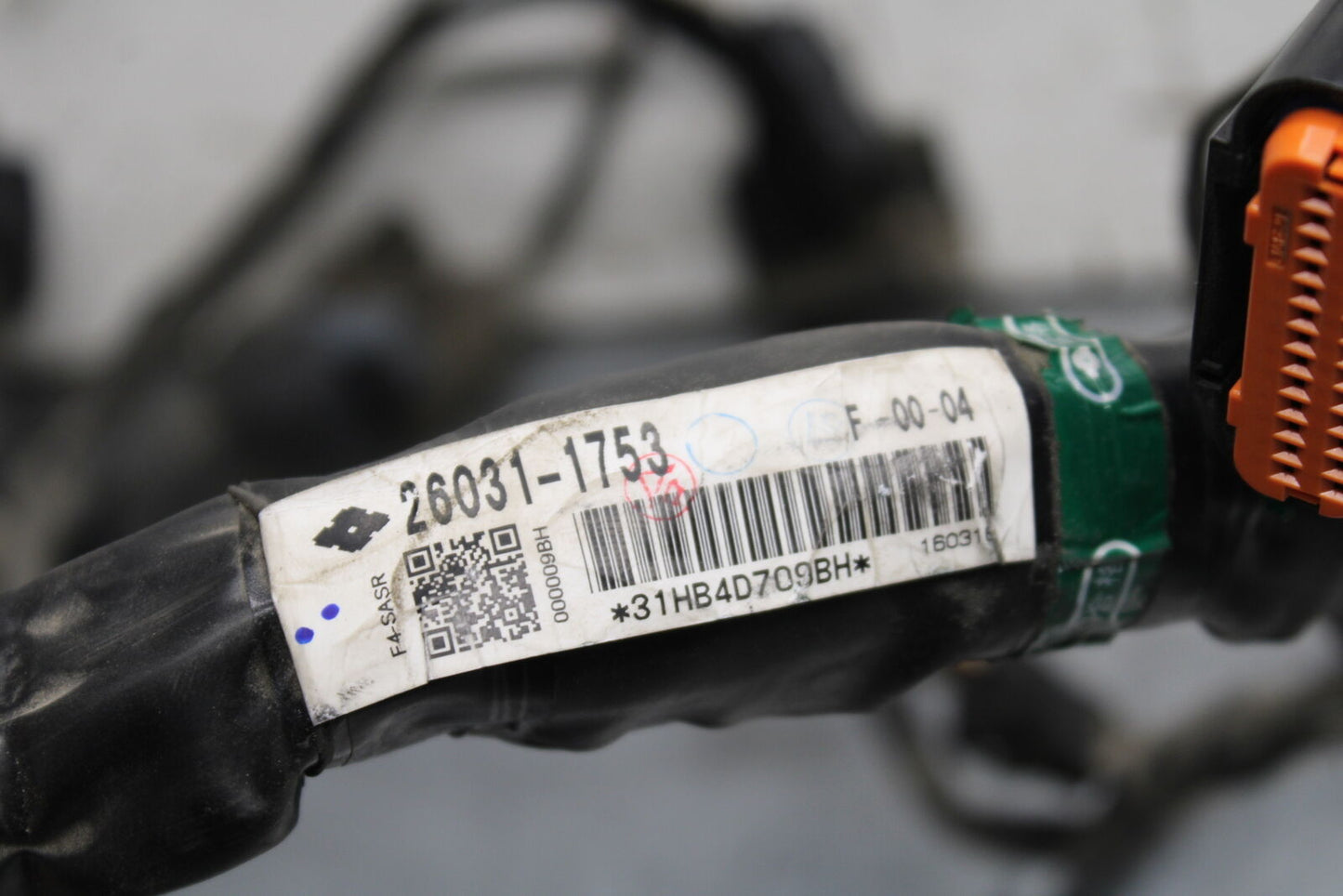 16-17 KAWASAKI VULCAN S 650 EN650 ABS MAIN ENGINE WIRING HARNESS WIRE LOOM BB731