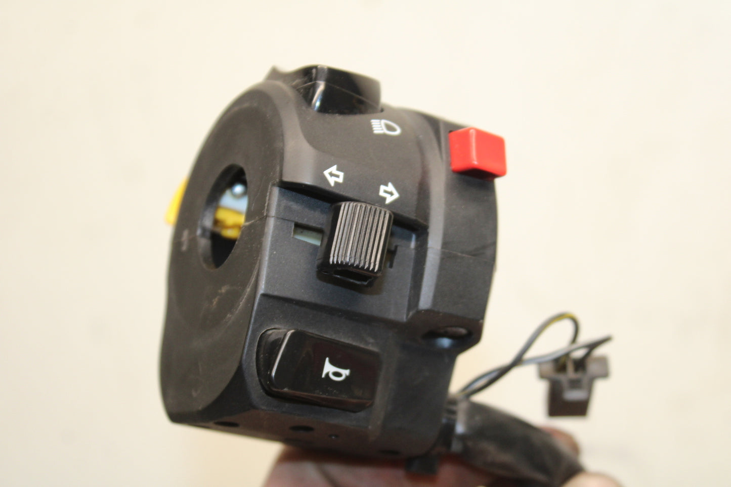 09 SUZUKI GSXR600 LEFT CLIP ON HANDLE HORN SIGNALS SWITCH SWITCHES BB759
