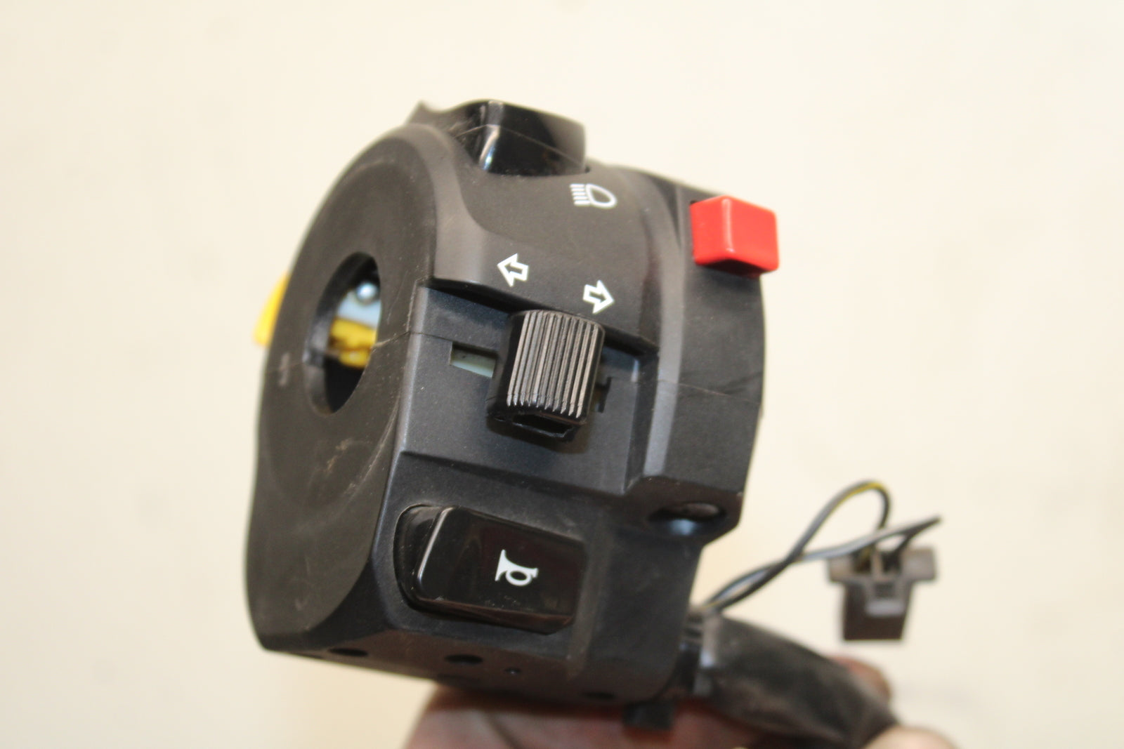 09 SUZUKI GSXR600 LEFT CLIP ON HANDLE HORN SIGNALS SWITCH SWITCHES BB759