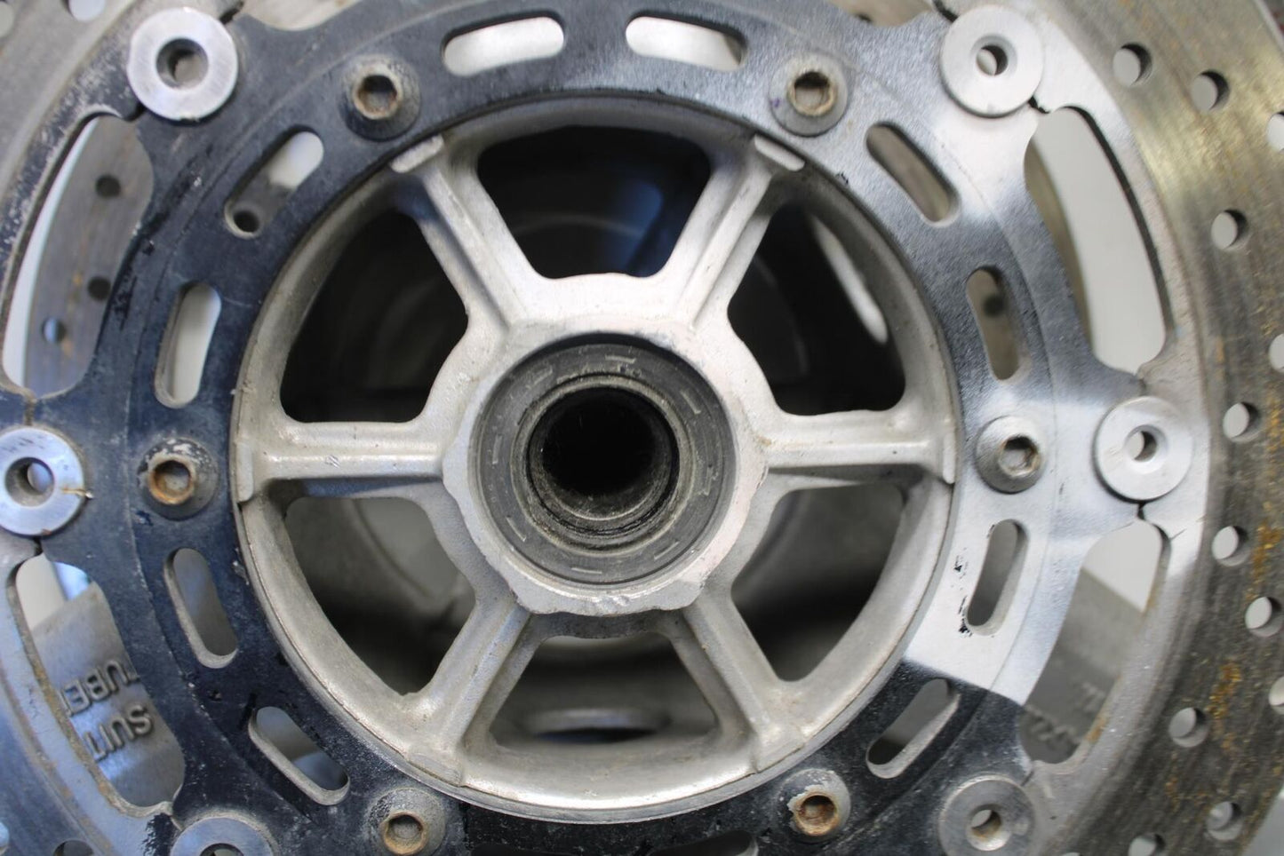 2000 Yamaha YZF R1 FRONT WHEEL AND LEFT RIGHT BRAKE ROTORS DISCS BB633